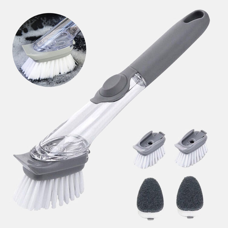 1-5 Pack Double Use Kitchen Cleaning Brush