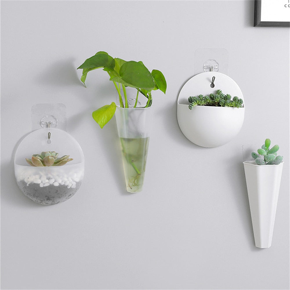 Creative Wall-mounted Flower Vase Tube