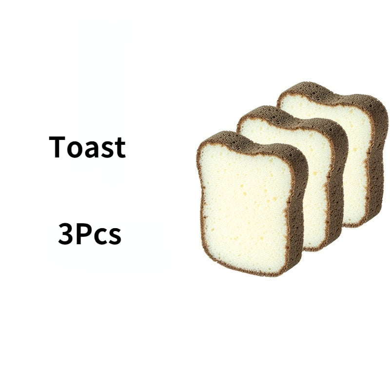 toast shape dish washing sponges | Brookline Shop